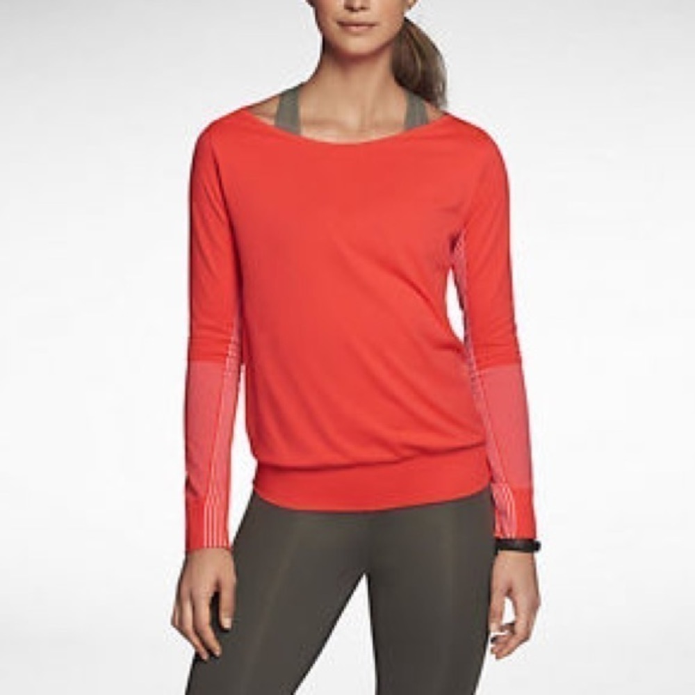 Nike Epic Neon Top Seamless Shirt Top Small